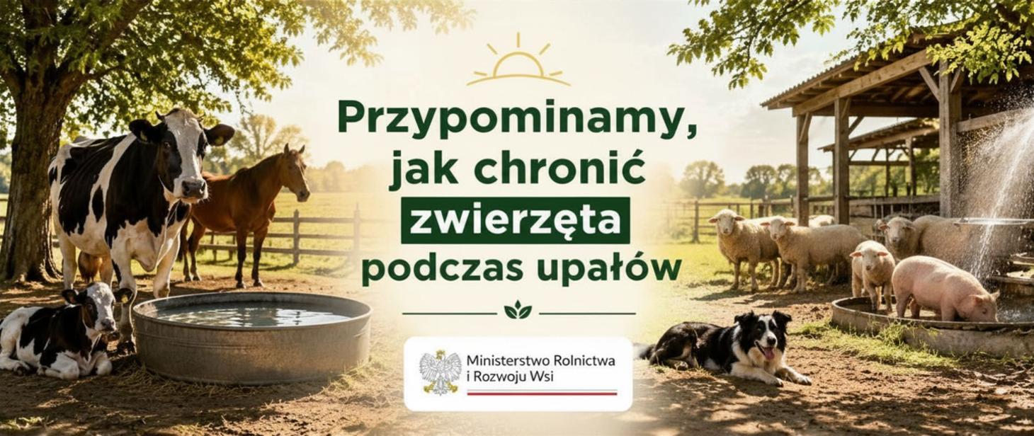 ochrona zwierząt podczas upał&oacute;w