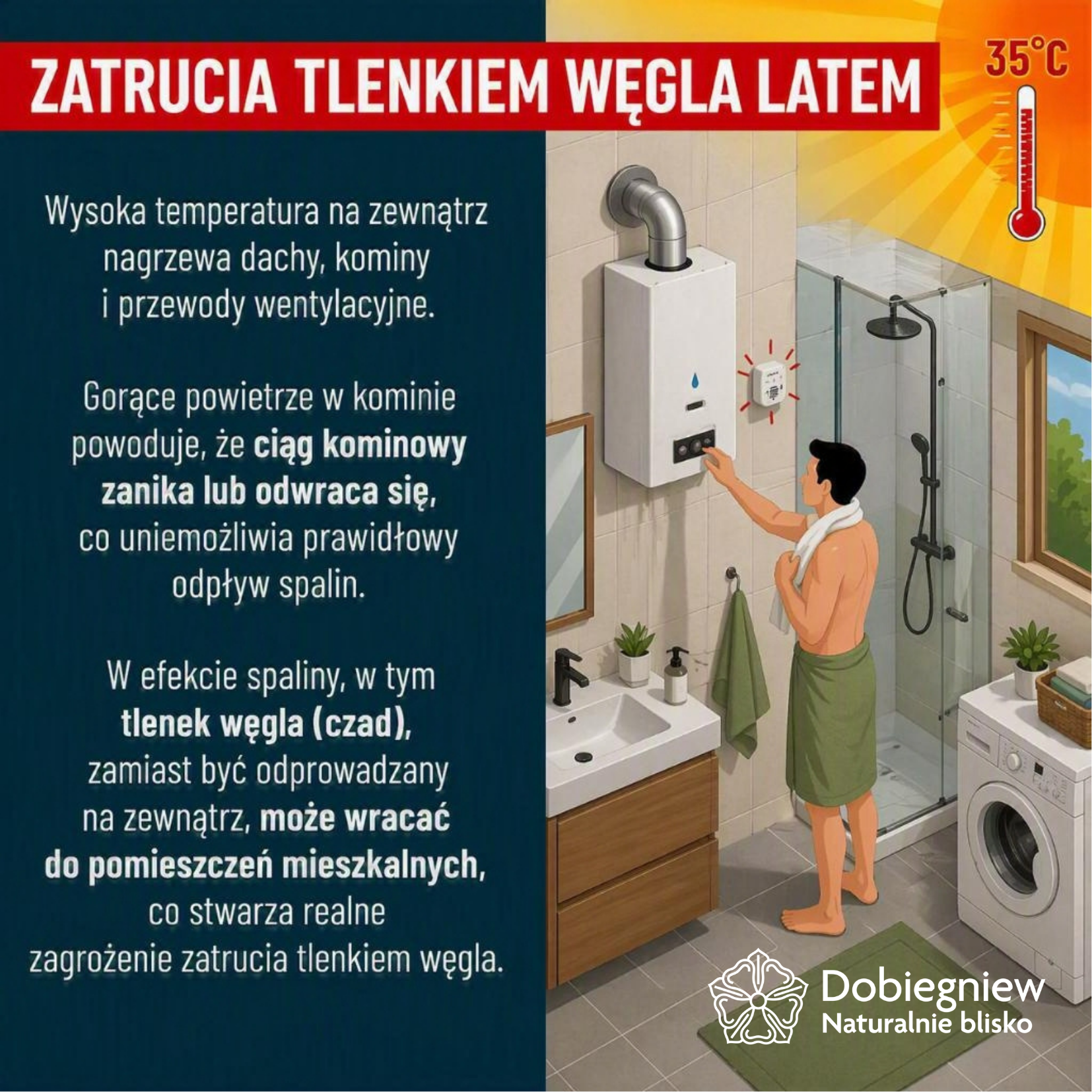 zatrucie tlenkiem węgla