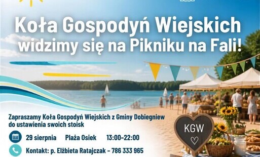 Zaproszenie dla Kół Gospodyń Wiejskich z terenu Gminy Dobiegniew!