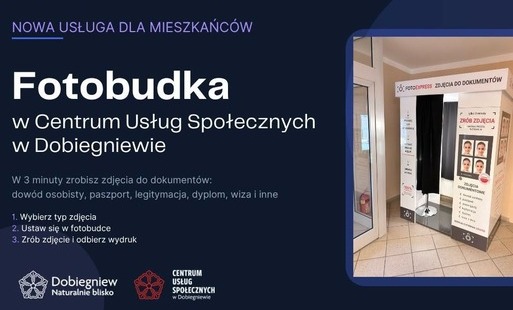 Fotobudka w Centrum Usług Społecznych w Dobiegniewie! - CUS Dobiegniew